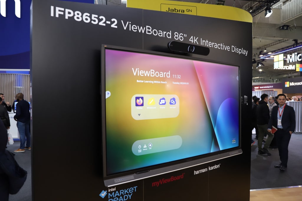 ViewSonic ViewBoard Display auf ISE 2023