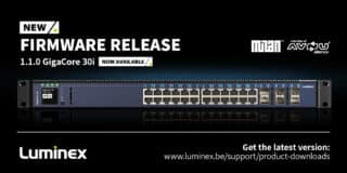 Luminex GigaCore 30i v1.1.0 Firmware