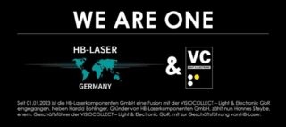 Firmenfusion VC - Light & Electronic GbR und HB-Laser