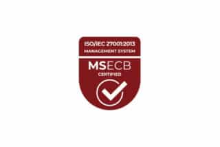 ISO/IEC 27001:2013 Zertifizierungsplakette
