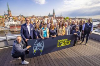 Gruppenfoto Kick-Off-Veranstal tung Convention Bureau Lübeck - Lubecker Tagungswirtschaft (c) LTM - Christian Schaffrath