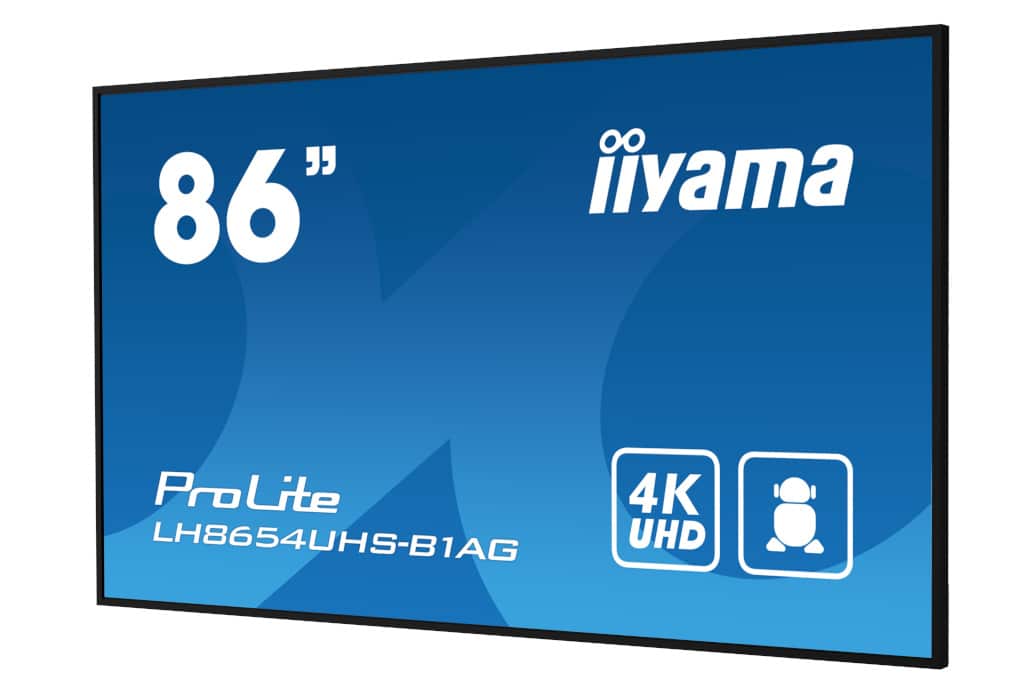 Iiyama LH8654UHS-B1AG der Prolite-54er-Digital-Signage-Display-Serie 