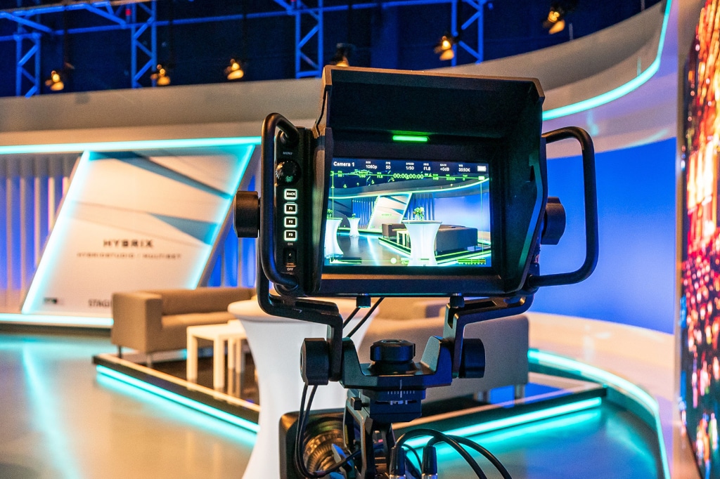 Kamera in TV-Studio