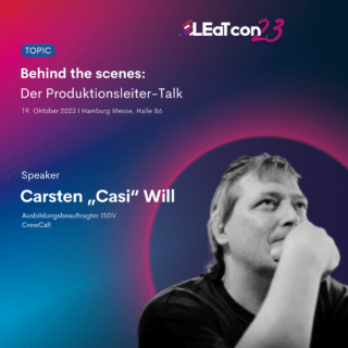 Casi Will auf LEaT-con-Speaker-Kachel