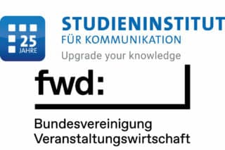 Logos des Studieninstituts für Kommunikation und fwd: