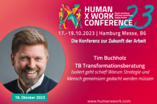 Tim Buchholz auf der Human X Work Conference