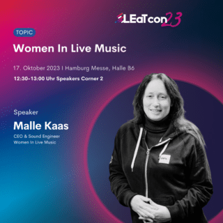 Malle Kaas auf der LEaT con 2023