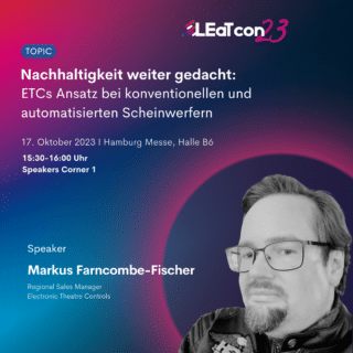 Markus Farncombe-Fischer auf der LEaT con 2023