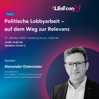 Alexander Ostermaier auf der LEaT con 2023