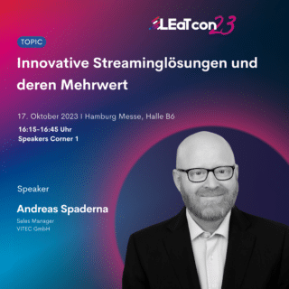 Andreas Spaderna auf der LEaT con 2023