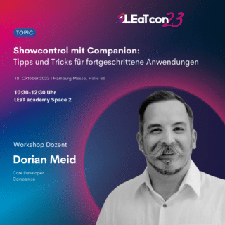 Dorian Meid auf der LEaT con 2023