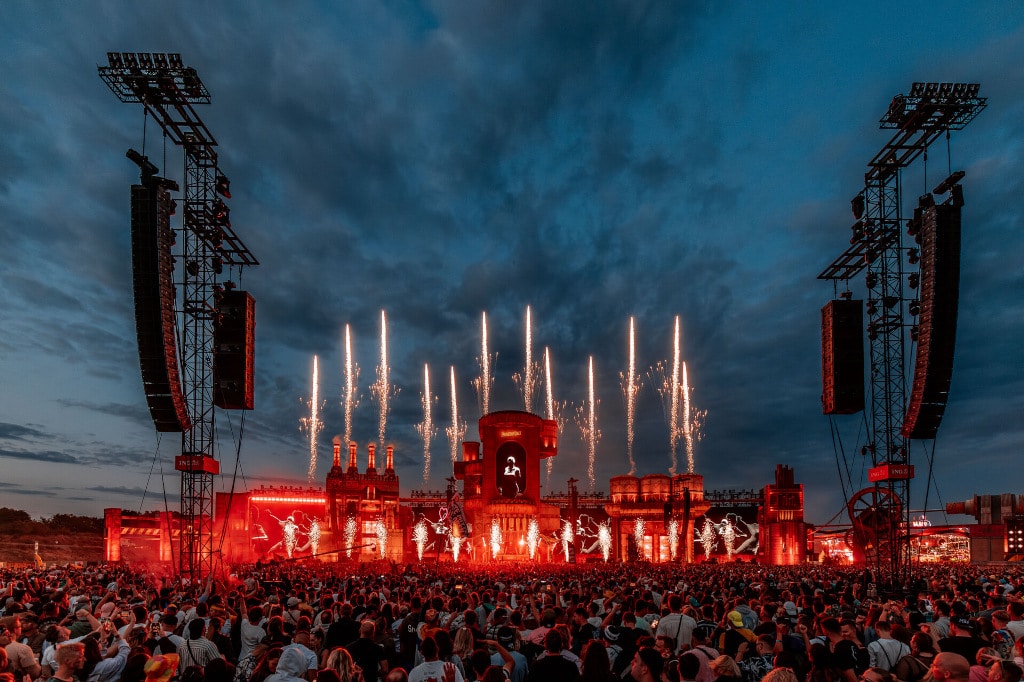 Parookaville, Blick zur Bühne