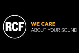 RCF-Logo; We care about your Sound