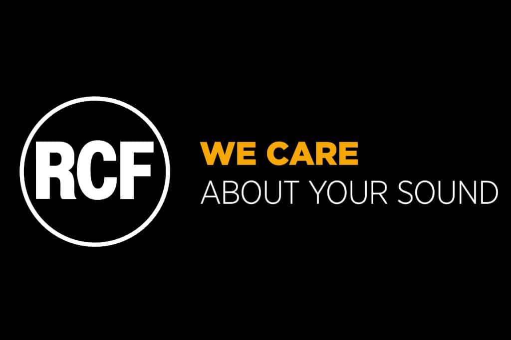 RCF-Logo; We care about your Sound
