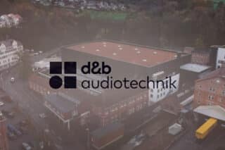 d&b audiotechnik-Sitz und -Logo