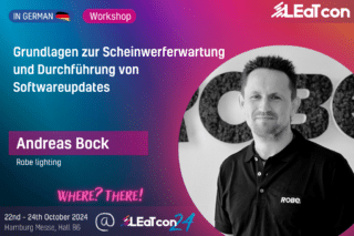 Andreas Bock auf der LEaT con 24