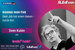 Sven Kubin auf der LEaT con 24