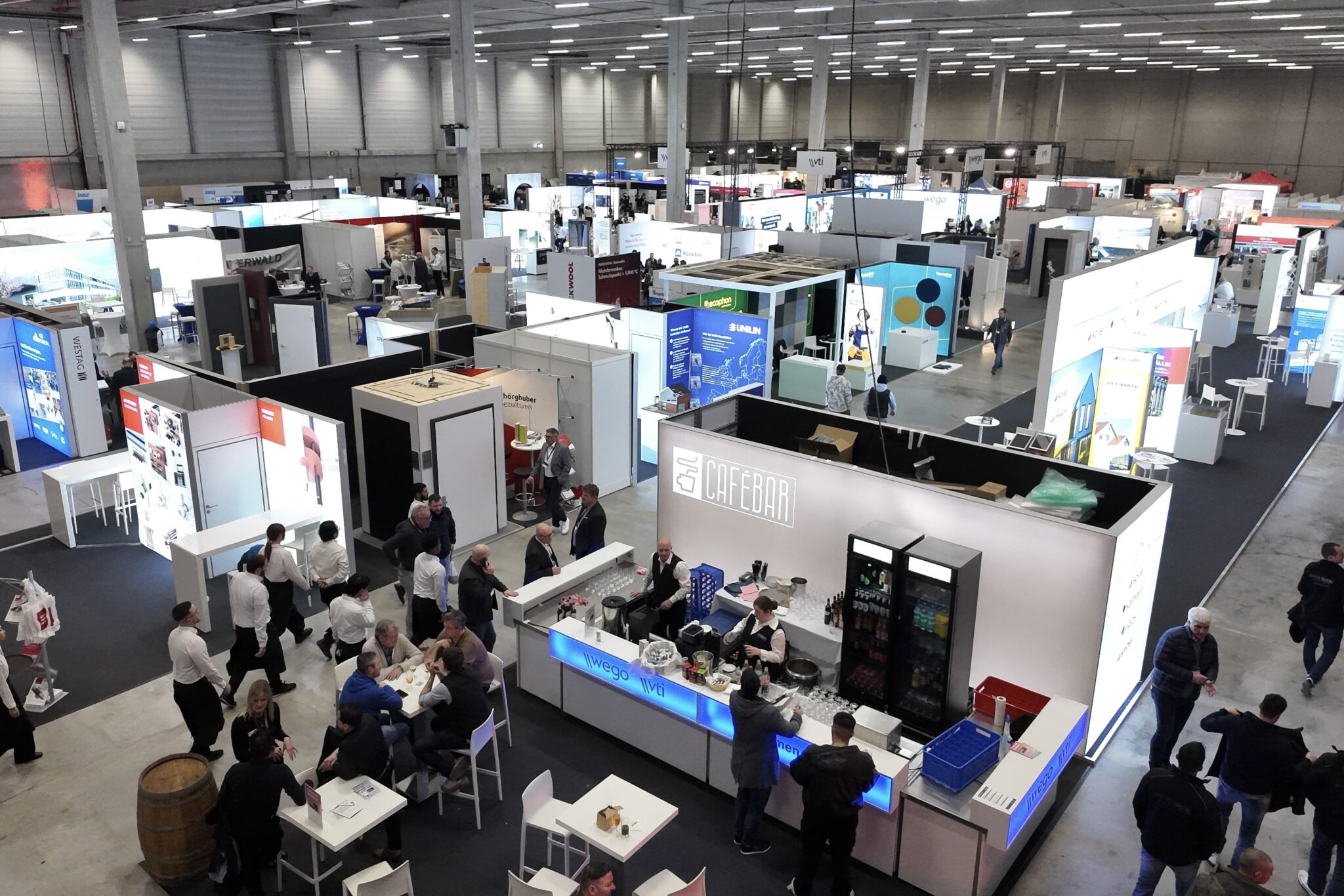 Einblick in die Expertenmesse von Wego VTI, die von Artlife in Szene gesetzt wurde.