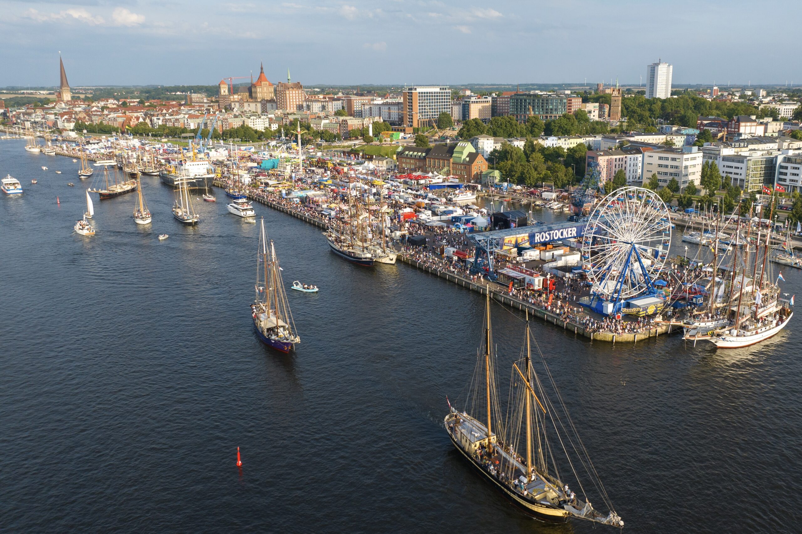 Der Stadthafen wurde am Samstag gut besucht