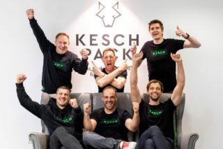 v. hinten links: Thomas Kenyeri, Mario Flieger, Christian Koch; v. vorne links: Rene Leist-Nemeth, Lukas Schütz, Daniel Hilf