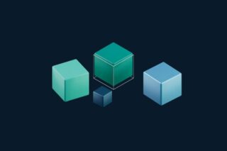 Vier Quader in unterschiedlicher Größe