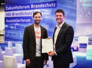Robert Bergner, LG ID (links) und Peter Schramm, VdS Schadenverhütung GmbH