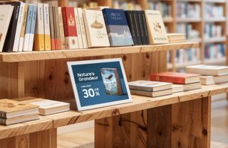 13 Zoll Color E-Paper in Buchladen