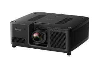 Schwarzer Epson EB-XQ2030B von schräg vorne