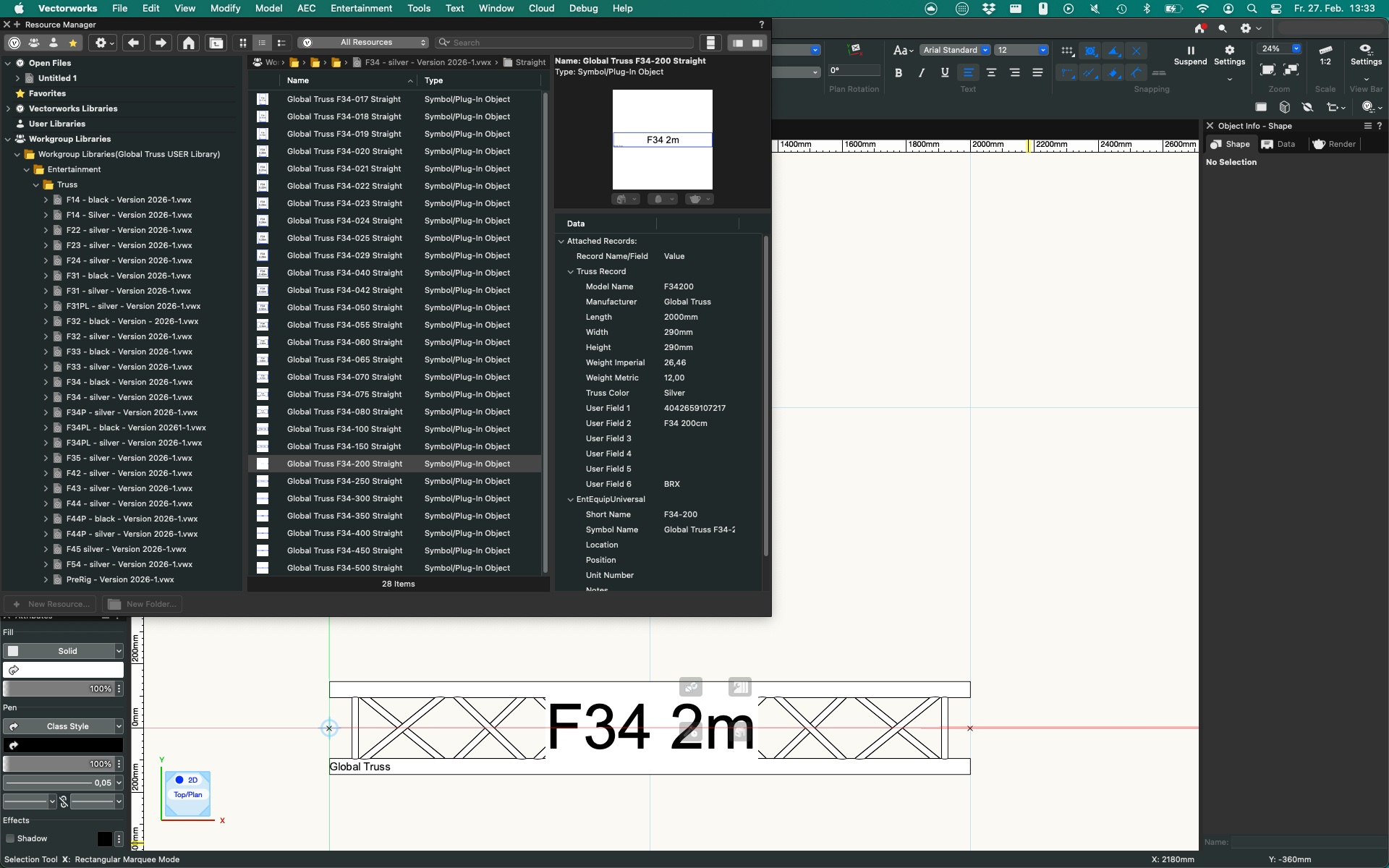 Neue Traversenbibliotheken für Global Truss