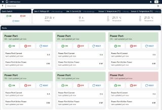 Screenshot der Bedienoberfläche