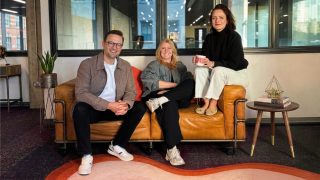 (v.l.n.r.) Daniel Ackermann, Sonja Reddig und Viktoria Röttgermann