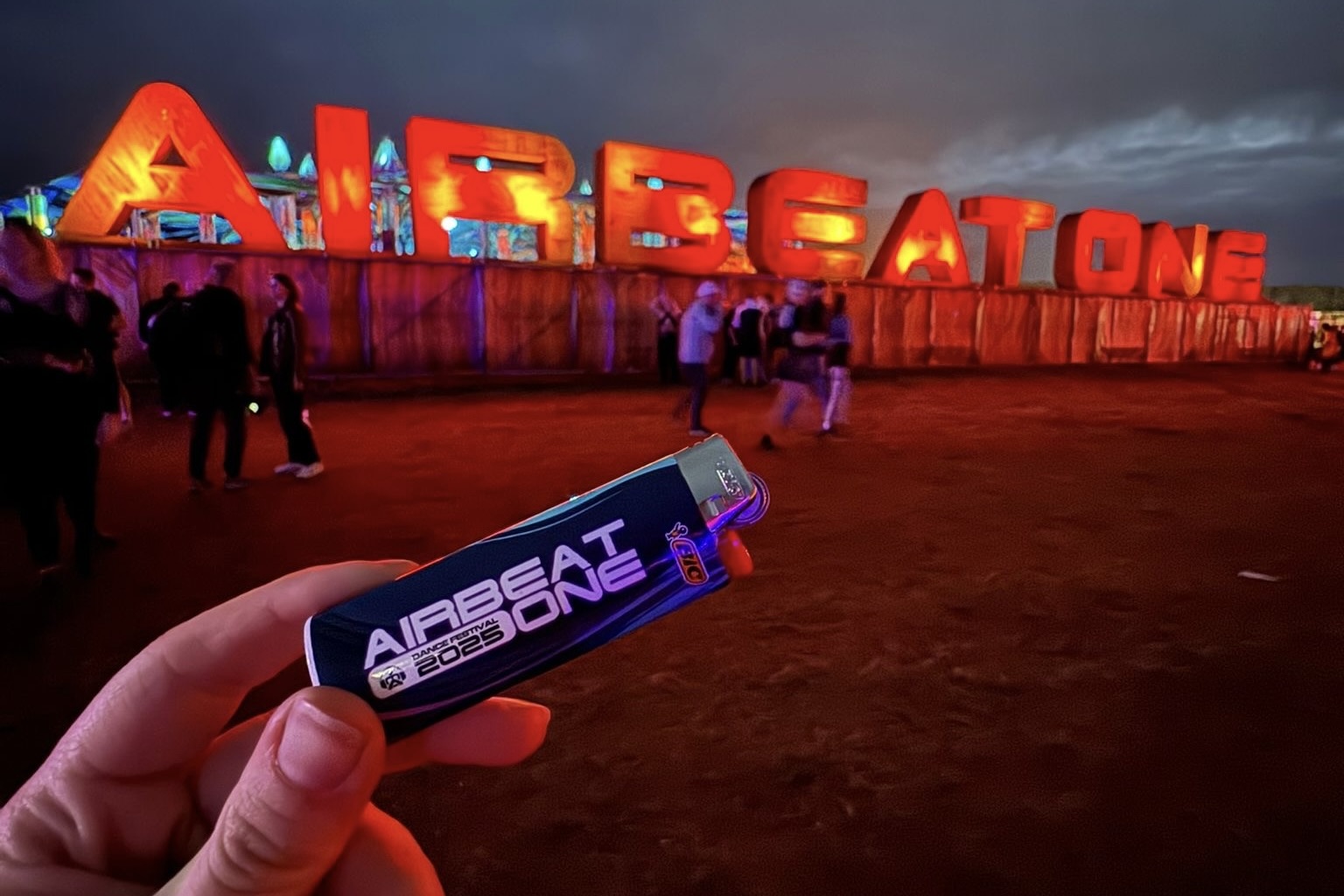 Ein BIC Feuerzeug auf dem Airbeat