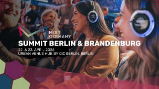Banner MEET GERMANY SUMMIT Berlin Brandenburg 2026