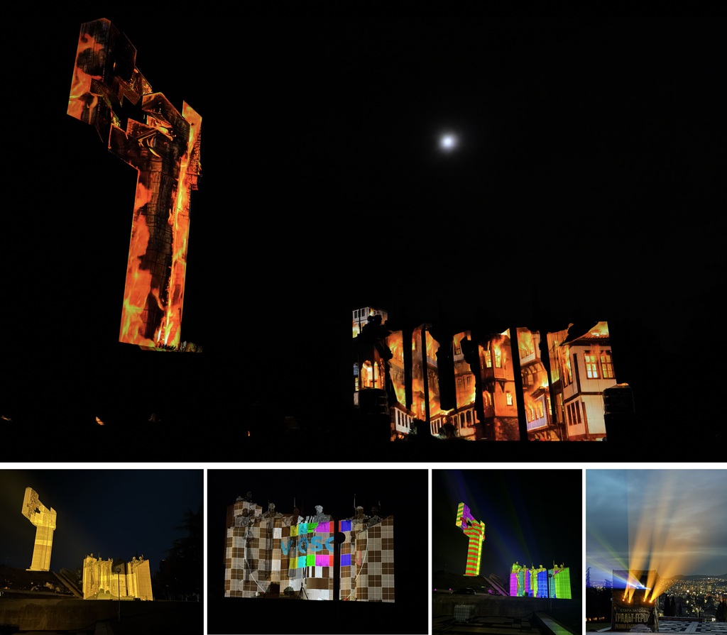 Vioso und MP-Studio realisieren großformatiges Projection Mapping zum bulgarischen Nationalfeiertag