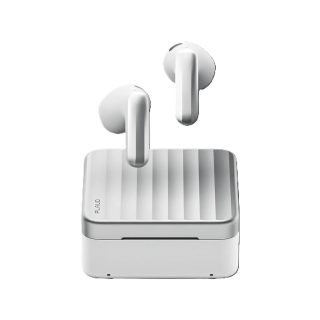Weiße Plaud NotePin In-Ear-Kopfhörer mit Ladecase