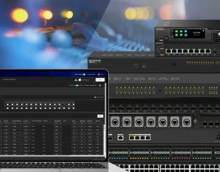 NETGEAR-Switches für Pro-AV-Netzwerke mit Verwaltungsoberfläche – künftig mit Services auch für NDI-Workflows