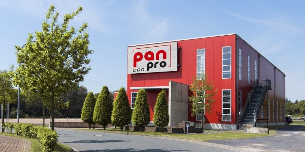 Das Firmengebäude von pan