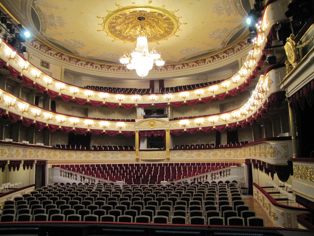 Zuschauersaal des Maly-Theaters Moskau
